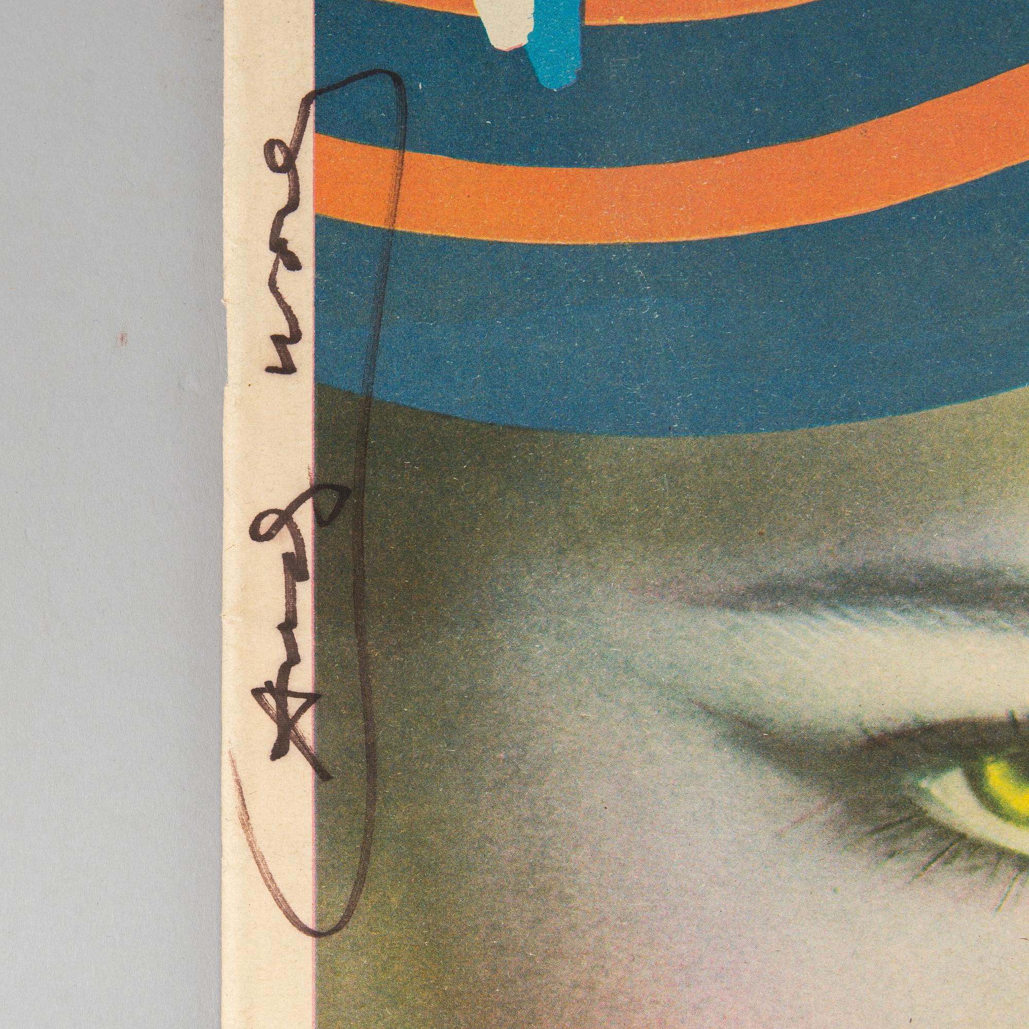 4 Interview Magazine, all signed by Andy Warhol.