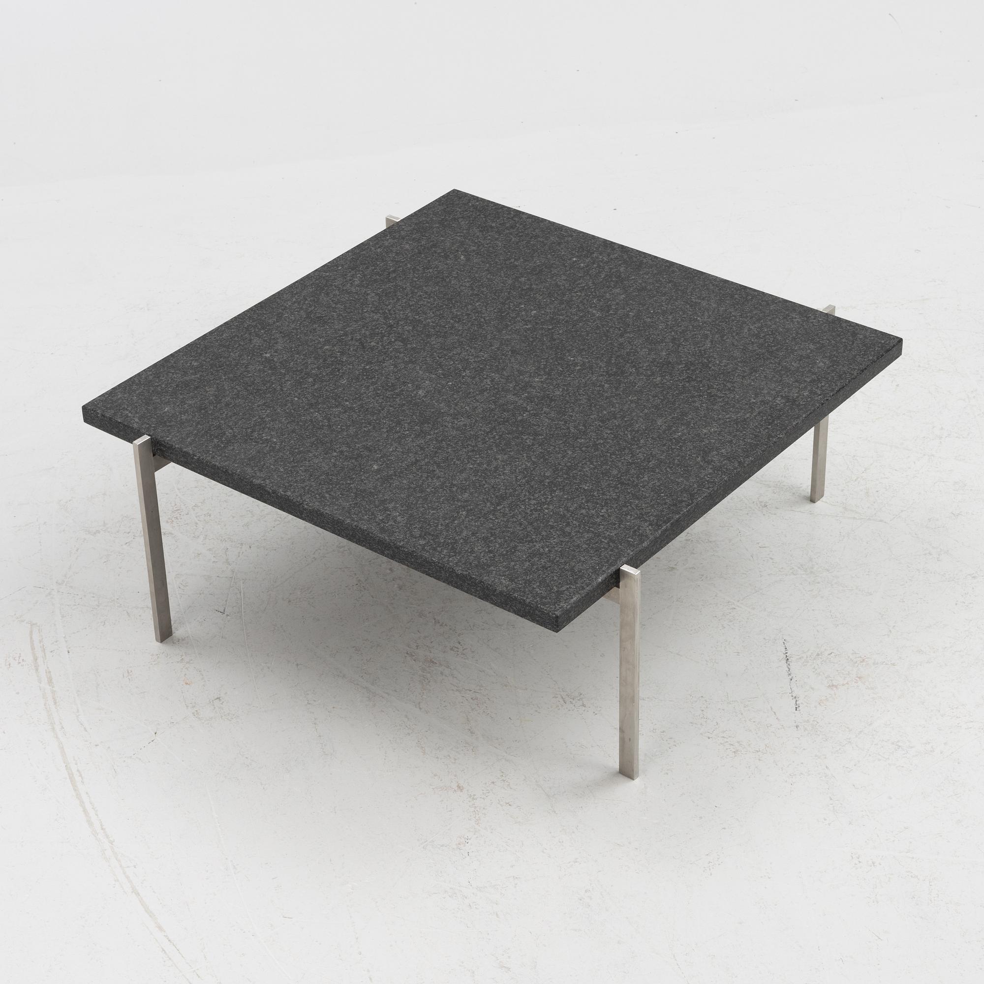 Poul Kjaerholm, coffee table, "PK 61", Fritz Hansen, Denmark.