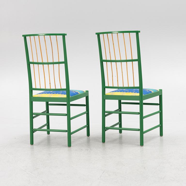 Josef Frank, stolar, ett par, model 2025, Firma Svenskt Tenn, formgiven 1925.