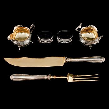 PARTI SILVER, 6 delar, 1900-tal.