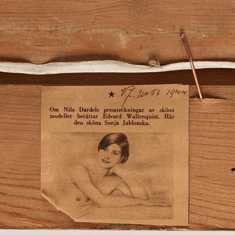 Nils von Dardel, Portrait depicting Sonja Jablonska.