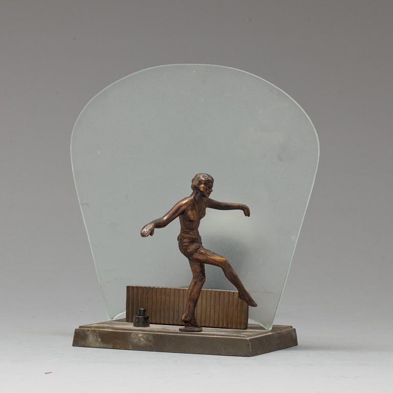 BORDSLAMPA, art-deco. 1900-talets första hälft.