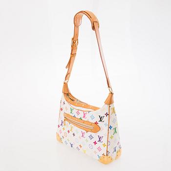 LOUIS VUITTON White Multicolour Monogram Boulogne Bag.