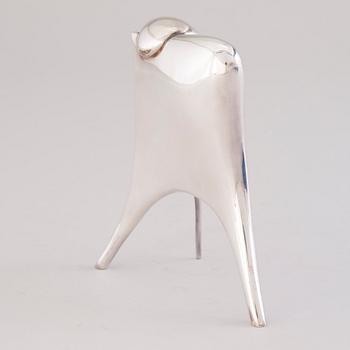 POUL HAVGAARD, SKULPTUR, silver. Lapponia 1982.