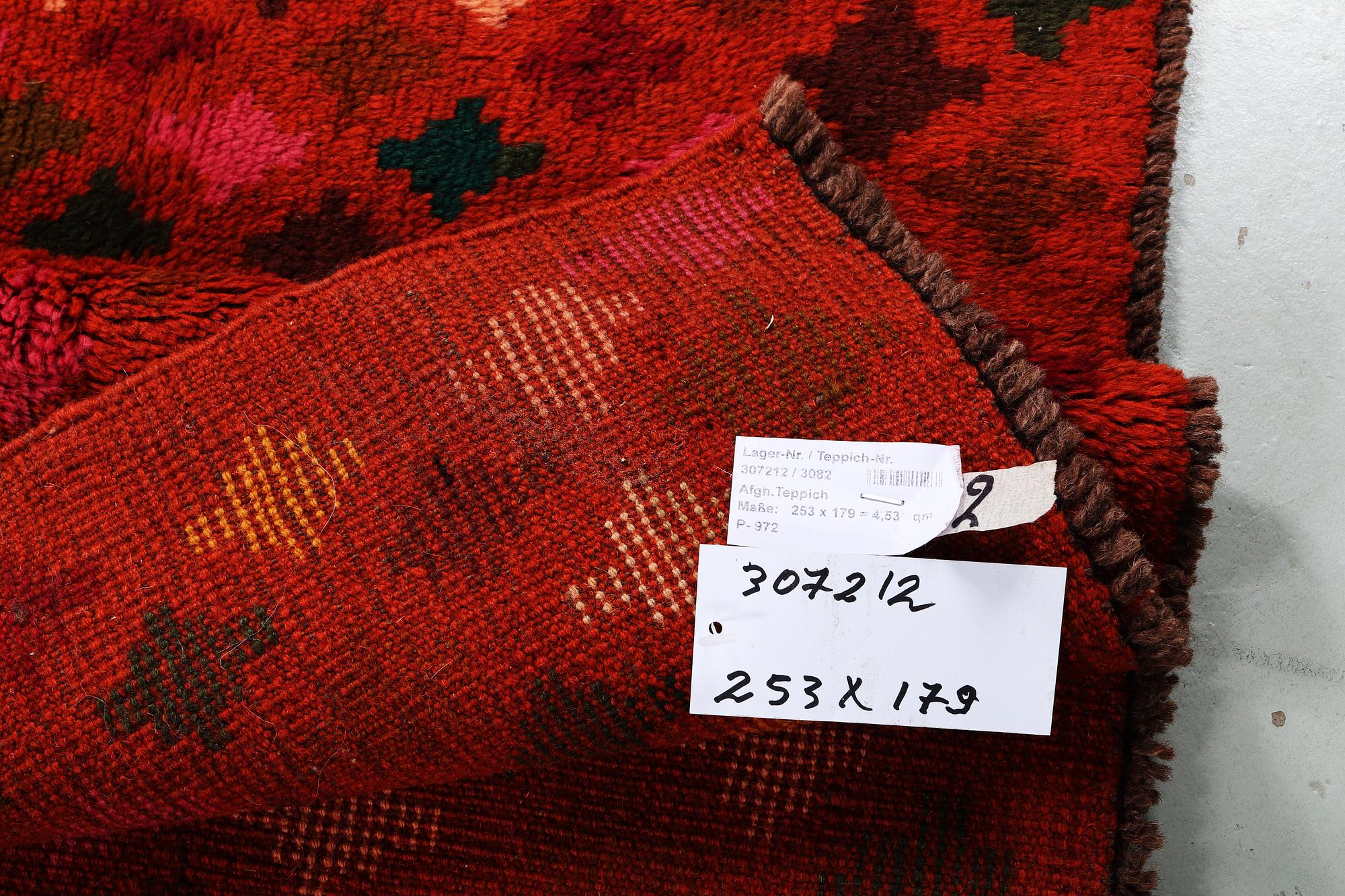 A carpet, Afghan, ca 253 x 179 cm.
