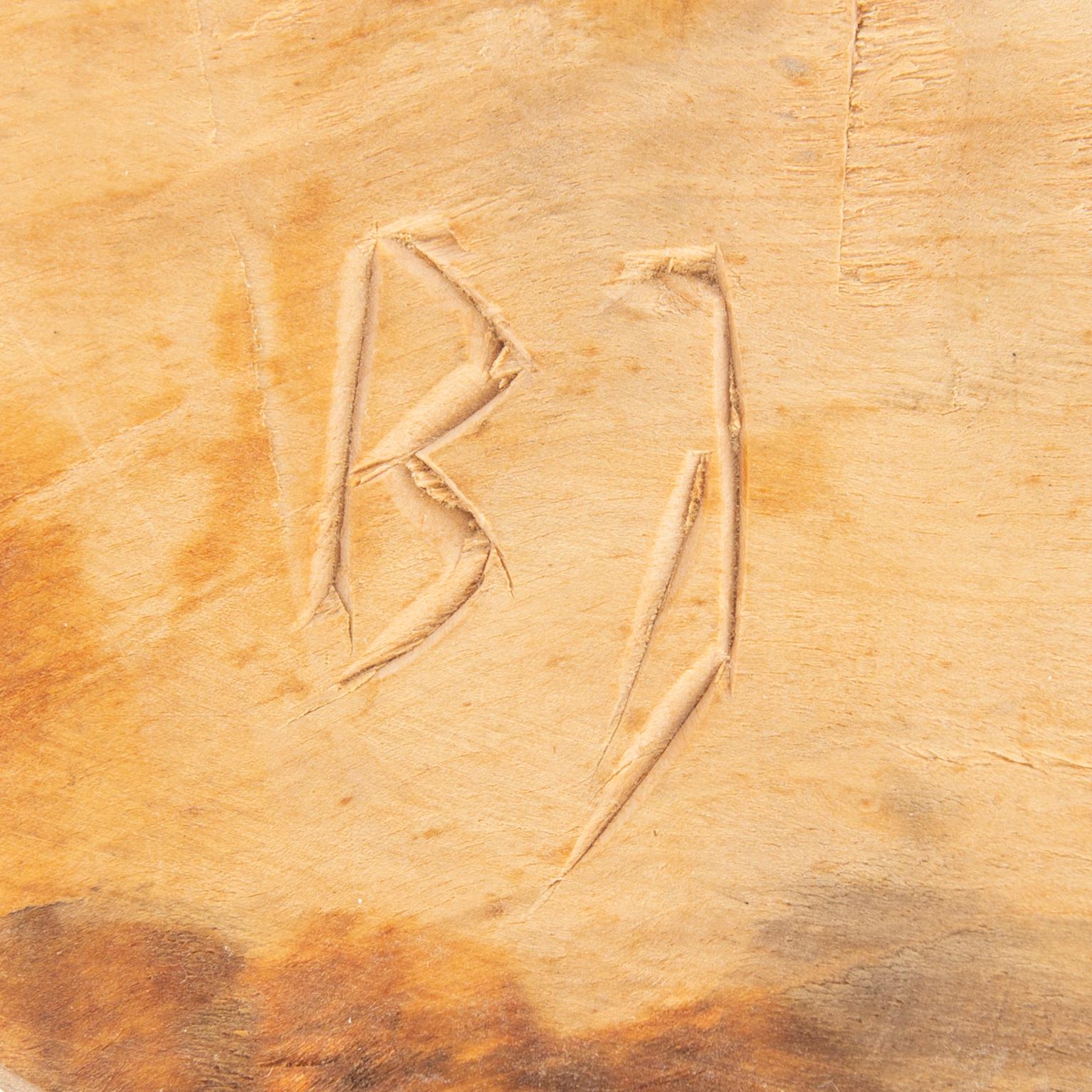 Bengt Jonsson, a signed wooden sculpture.