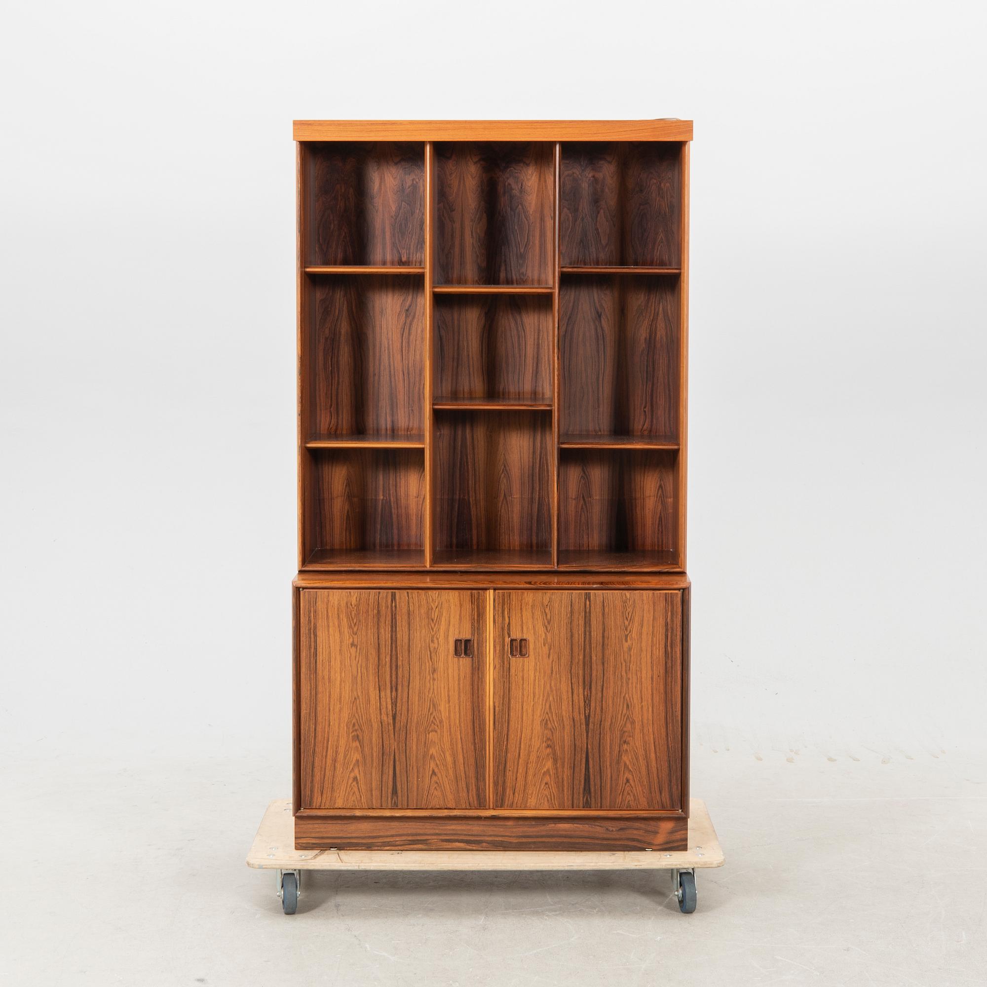 A Dyrlund-Smith four section jacaranda book case Denmark 1960/70s.