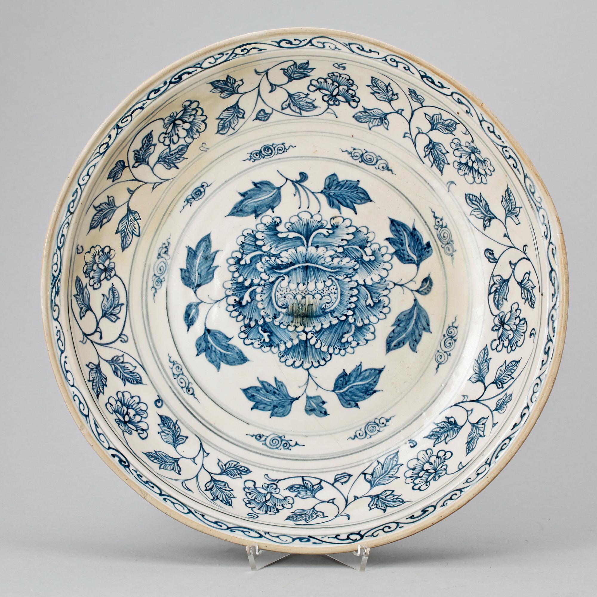 FAT, keramik. Annamesiskt (dagens Vietnam), 1800-tal.