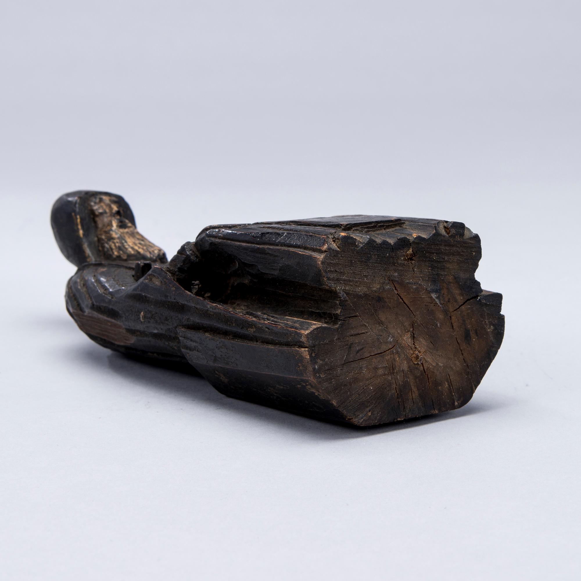 SKULPTUR, trä, 1800-tal, Ryssland.