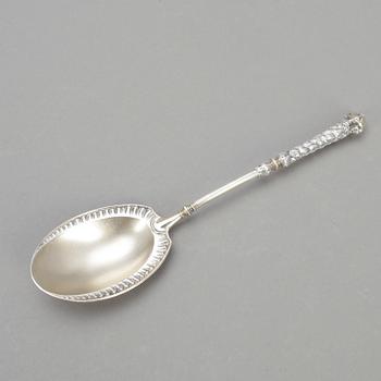 BRÄNNVINSSKED, silver, Stockholm, 1893, vikt ca 40 g.