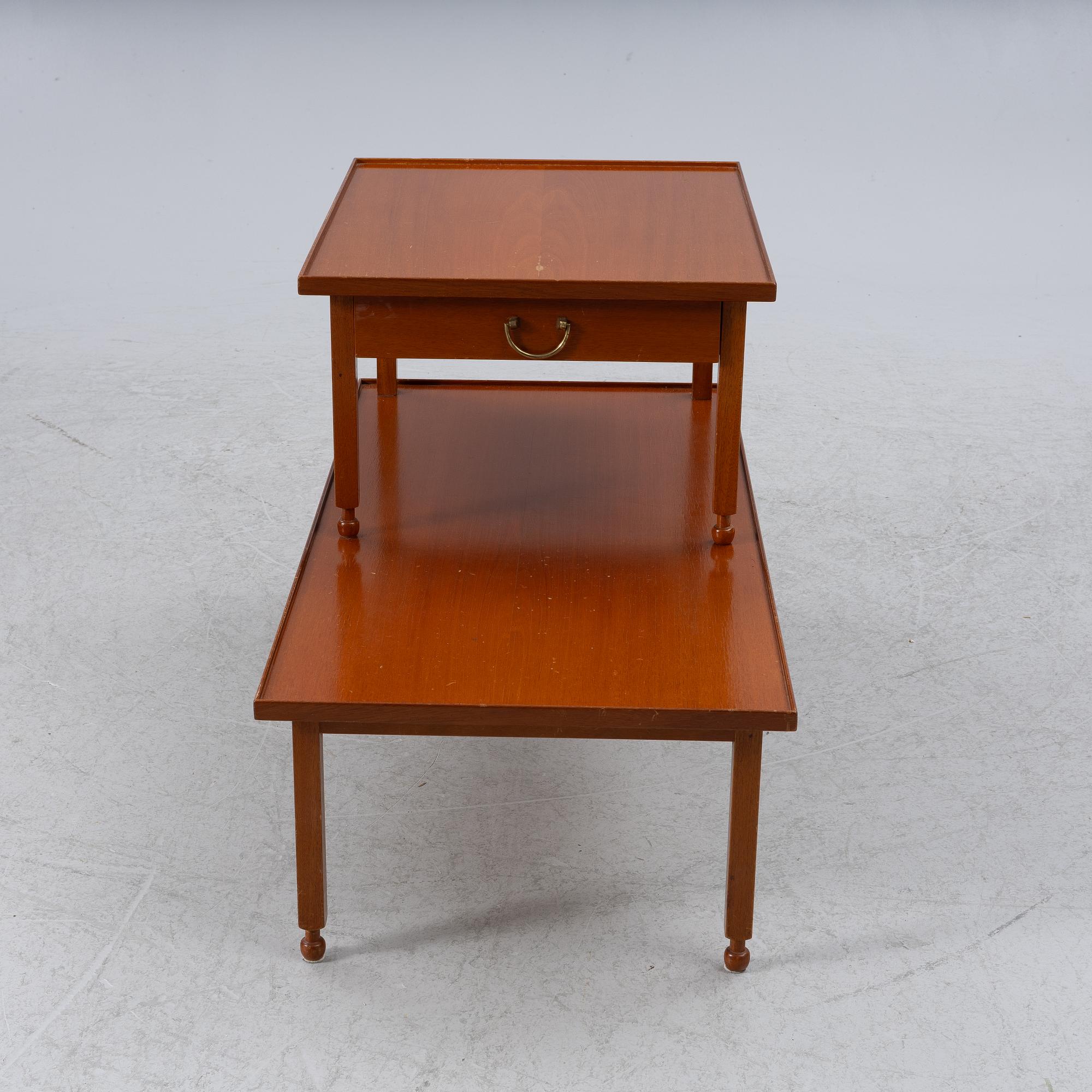 Josef Frank, a model 1073 side table, Firma Svenskt Tenn, before 1985.
