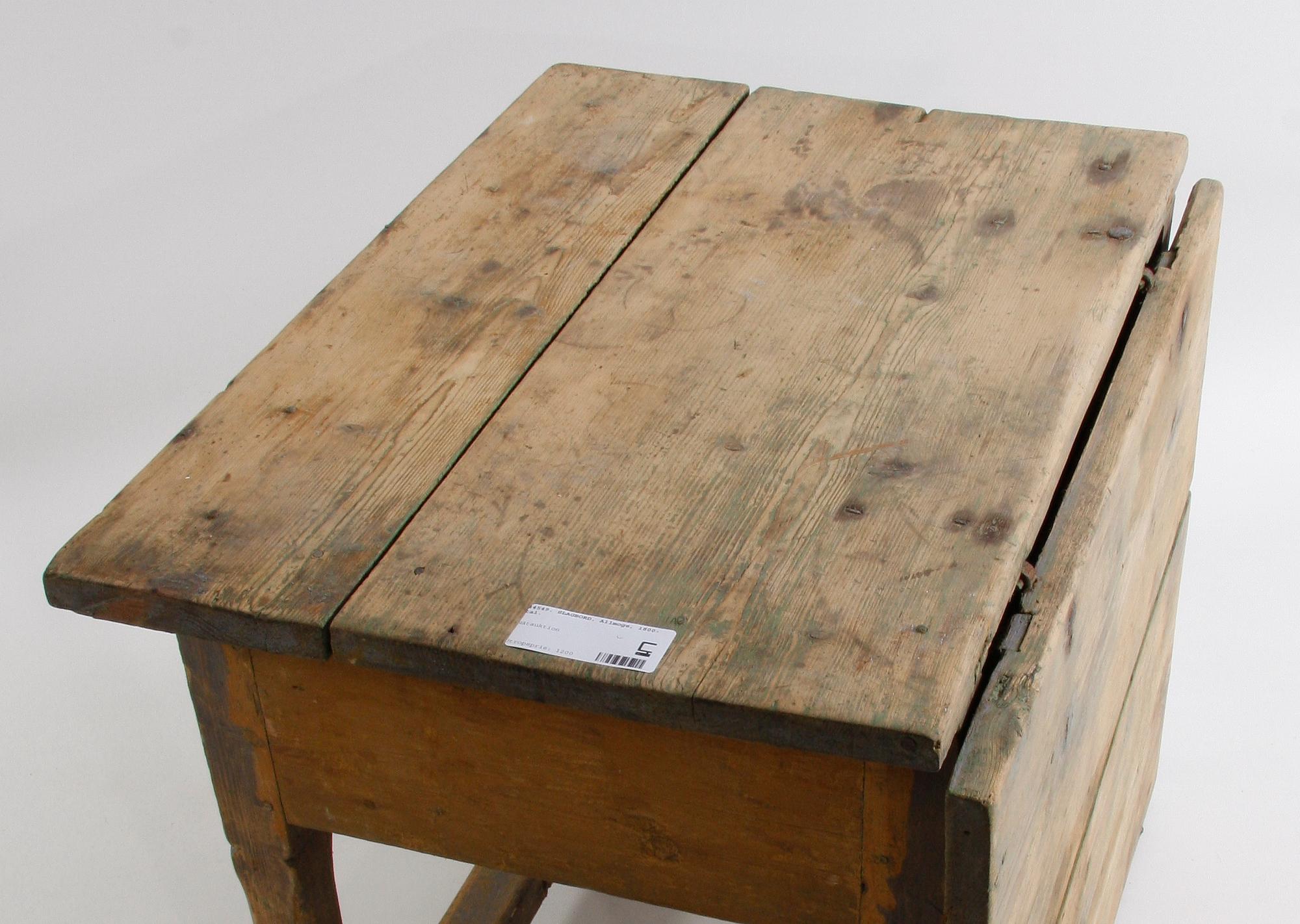 SLAGBORD. Allmoge, 1800-tal.