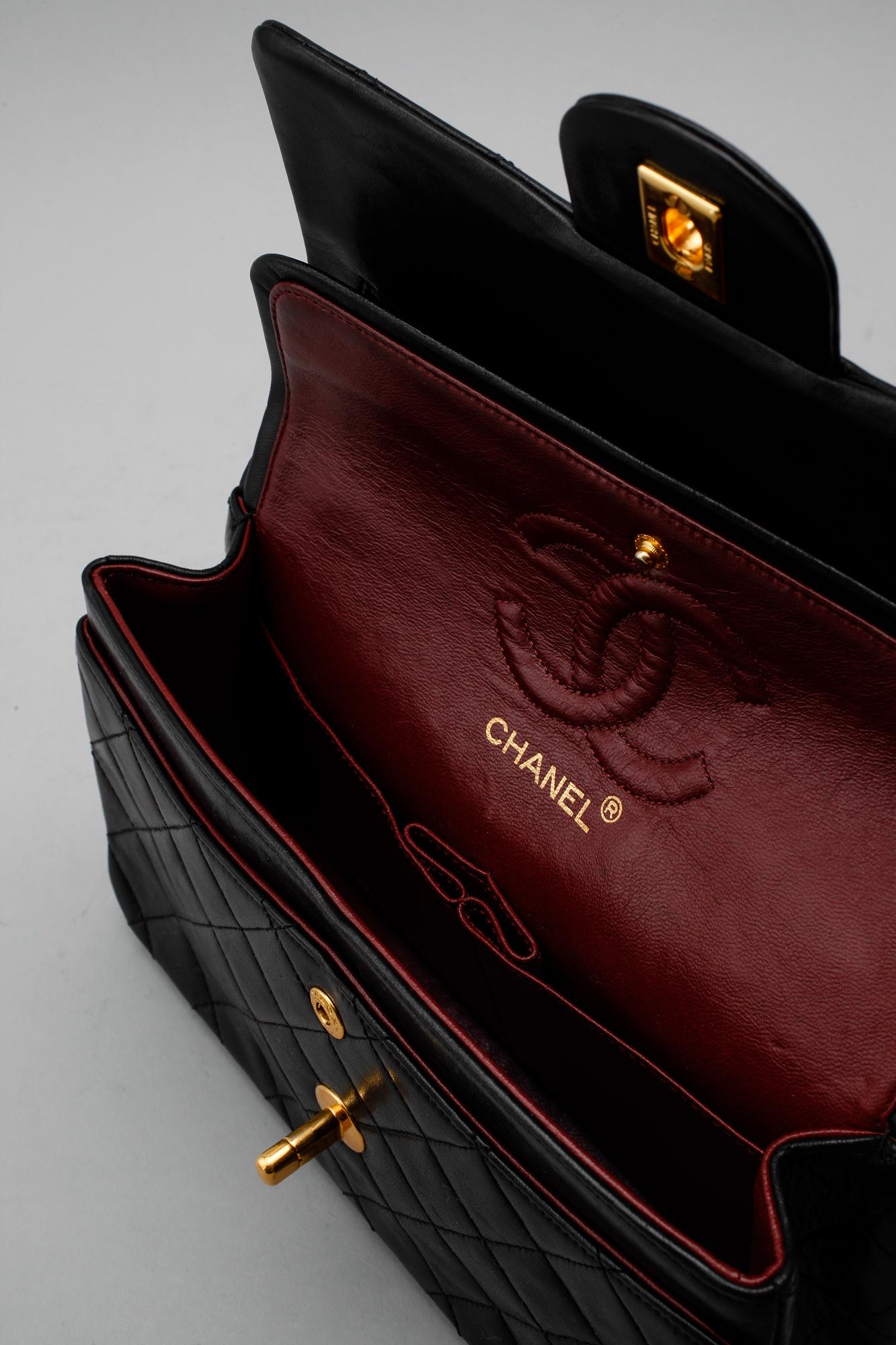 VÄSKA, "Double flap bag", Chanel.