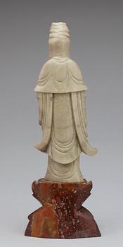 FIGUR, soapstone, Kina, 1900-tal.