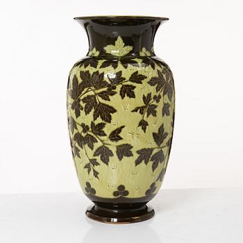 Gunnar G:son Wennerberg, & Peder Möller, vas, flintgods, Gustavsberg 1898.