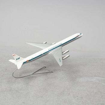 A SAS DC8 model plane. Fermo model factory, Charlottenlund.