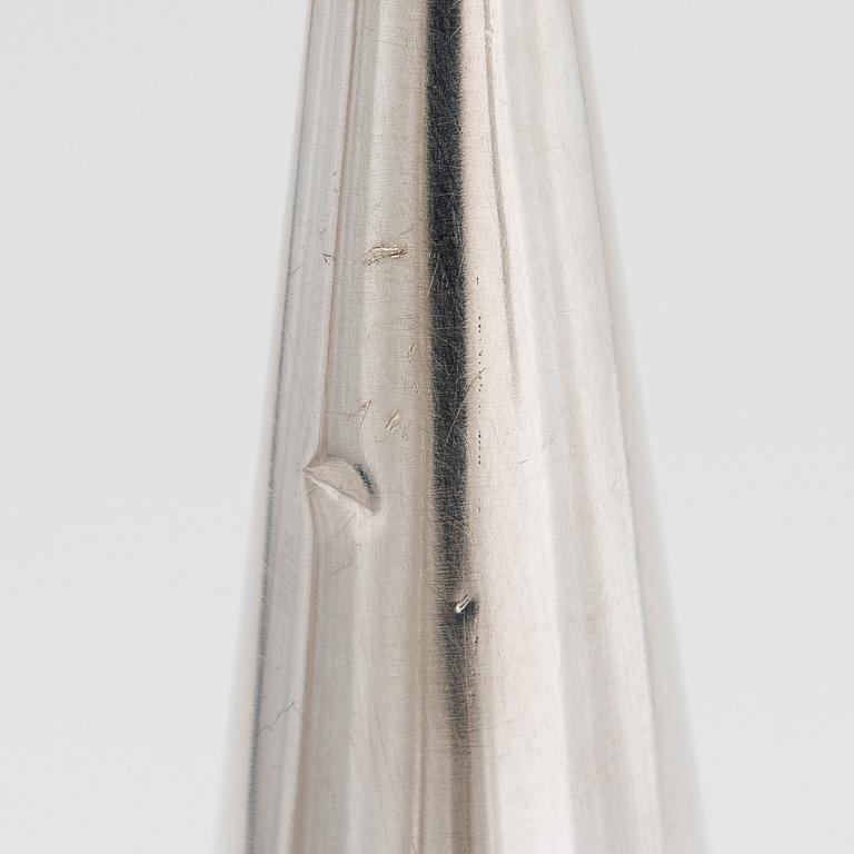 Tapio Wirkkala, Kandelaber TW 202, silver (916), Kultakeskus, Tavastehus 1961.