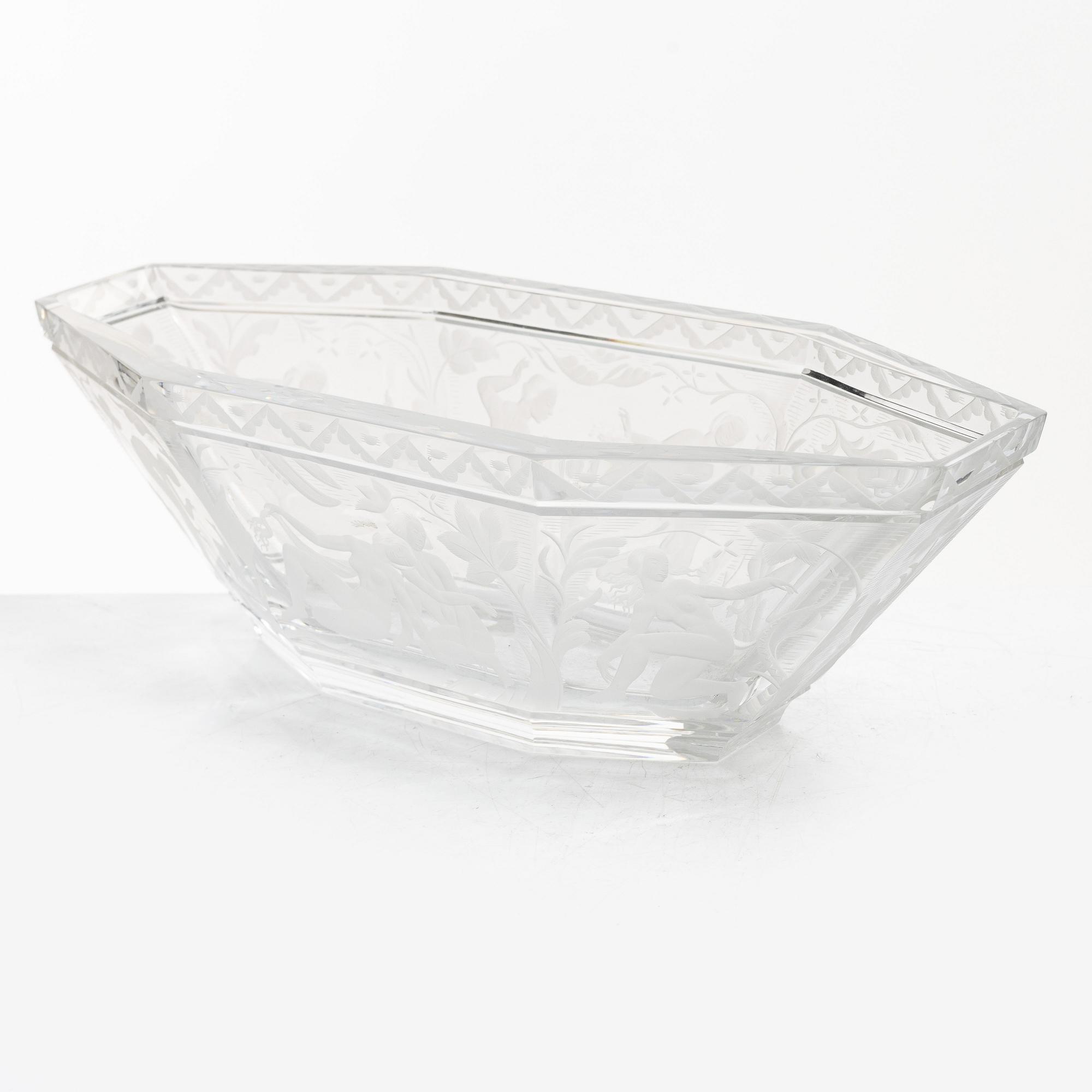Simon Gate, a 'Paradis' bowl, Orrefors.