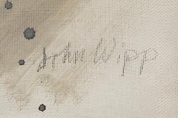 John Wipp, olja på duk signerad.