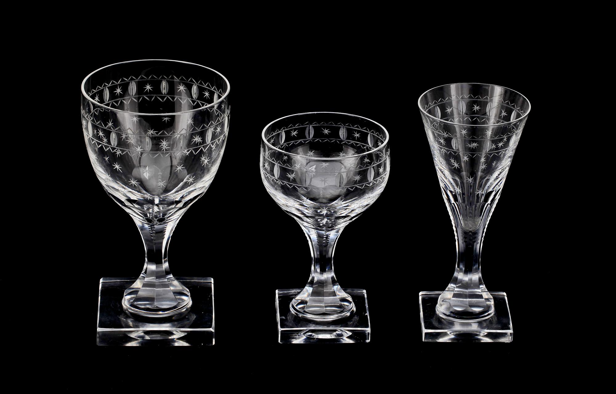 GLASSERVIS, 31 delar, Sverige, 1900-talets andra hälft.