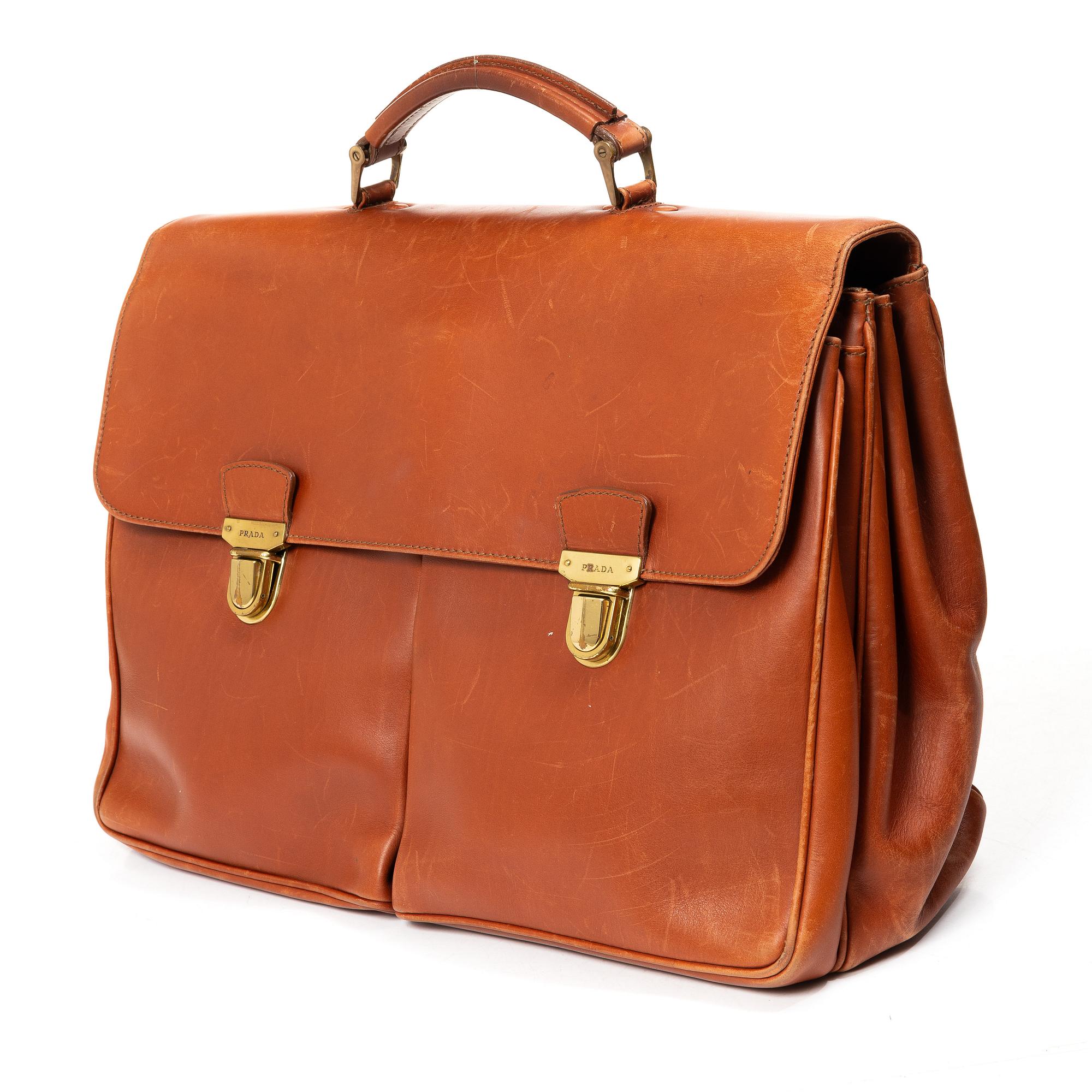 Prada, portfölj, vintage.