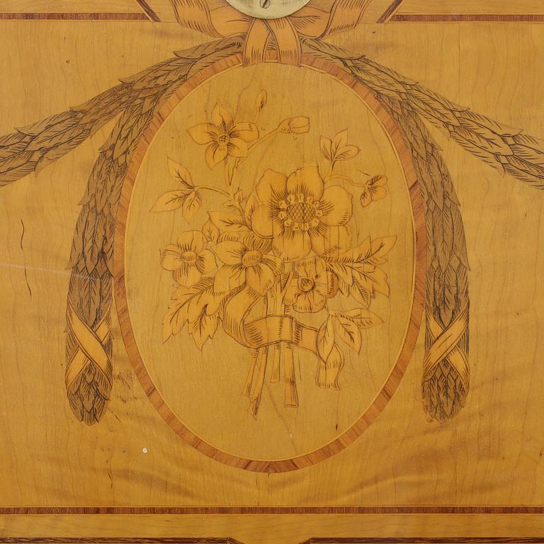 SEKRETÄR, gustaviansk stil, omkring 1900-talets mitt.