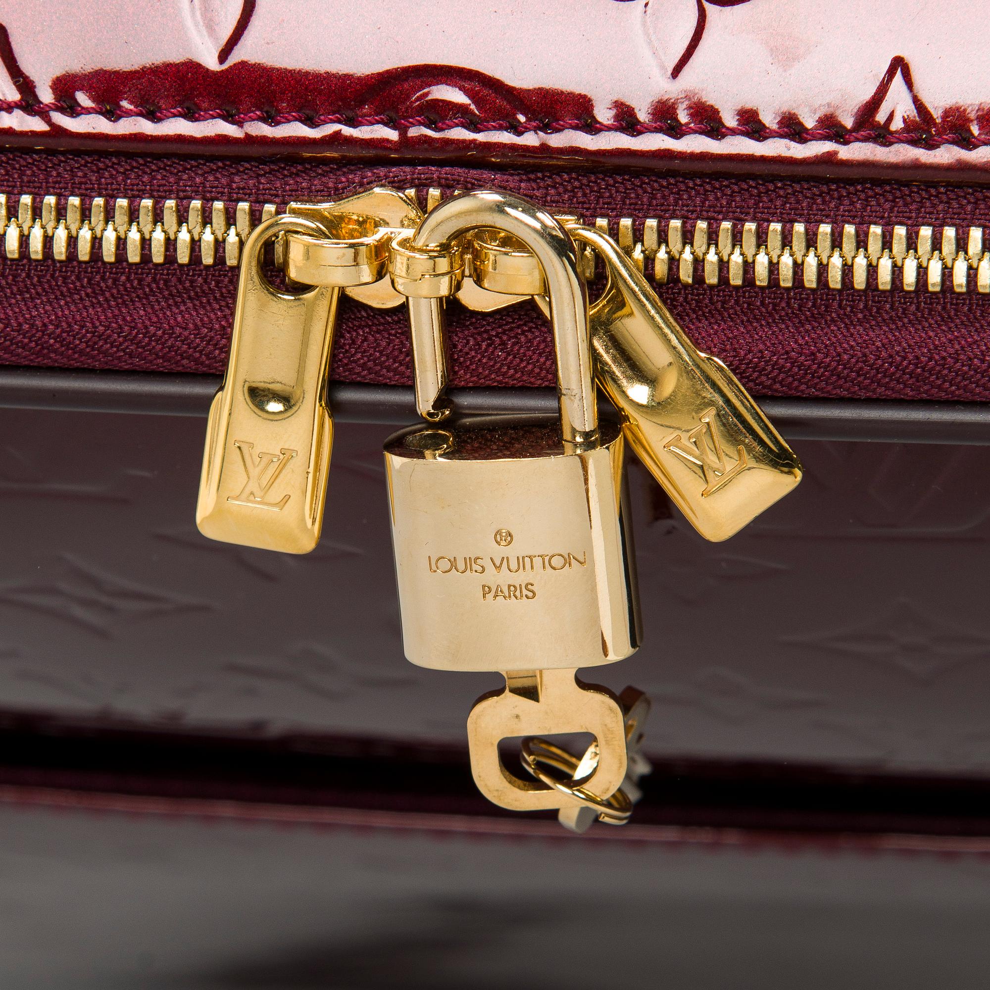 Louis Vuitton, a Monogram Vernis 'Pégase 45', suitcase.