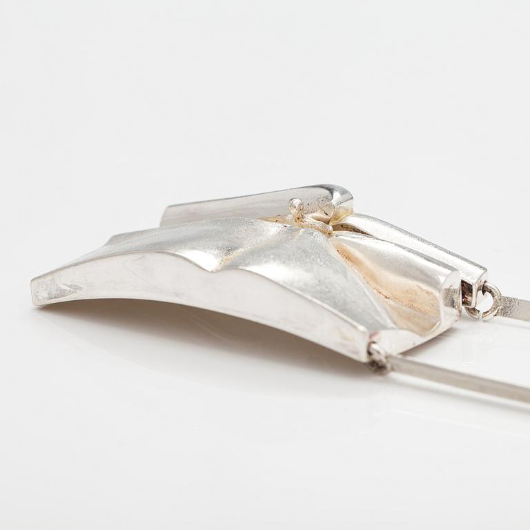 Björn Weckström, "Bird man", a sterling silver necklace. Lapponia 1971.