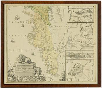 Johann Baptist Homann,  "Tractus Norvegiae, Suecicus...".