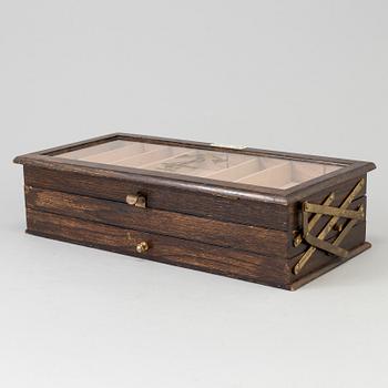 A mid 20th century sewing box 'Anchor' by Clarks.