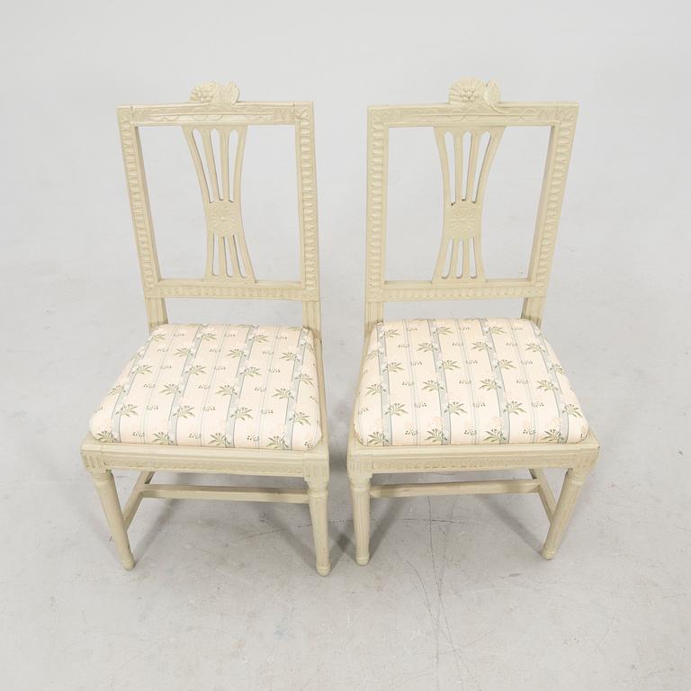 Chairs, a pair of early 19th century Gustavian.