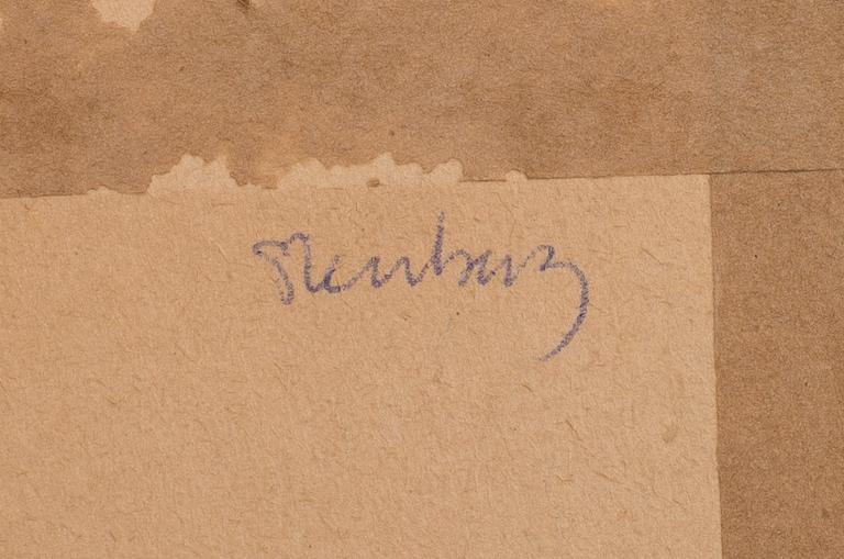 SAÜL STEINBERG, colour lithographe, published 1966 by Maeght and Gallery Redfern, London.