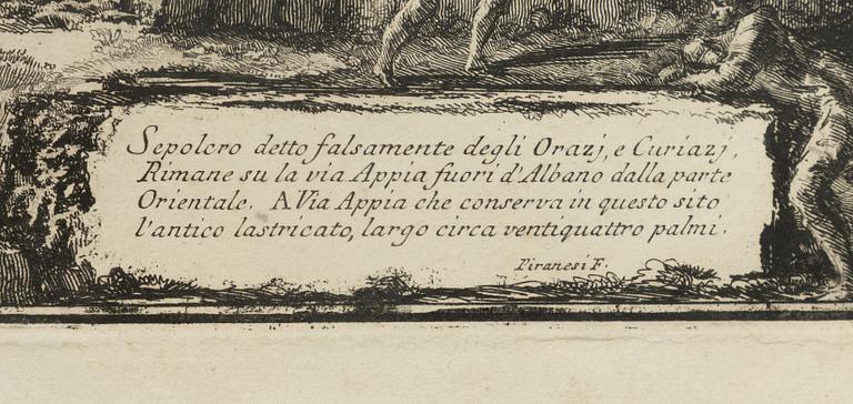 Giovanni Battista Piranesi, etsning.