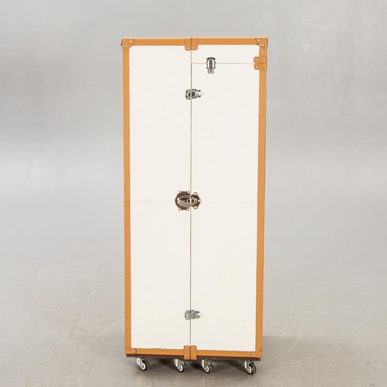 A 21st century leather trunk.