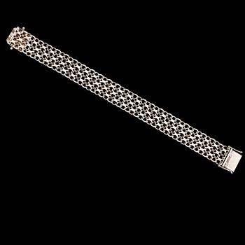 ARMBAND, silver, 1978, x-länk. Vikt ca 24 gram.