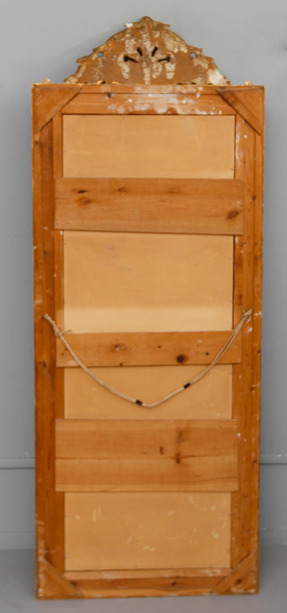 SPEGEL MED KONSOLBORD, rokokostil, 1800-talets andra hälft.