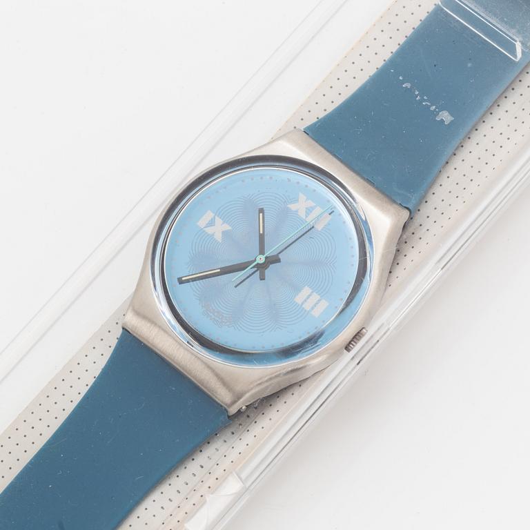 Swatch, Plaza, wristwatch, 34 mm.