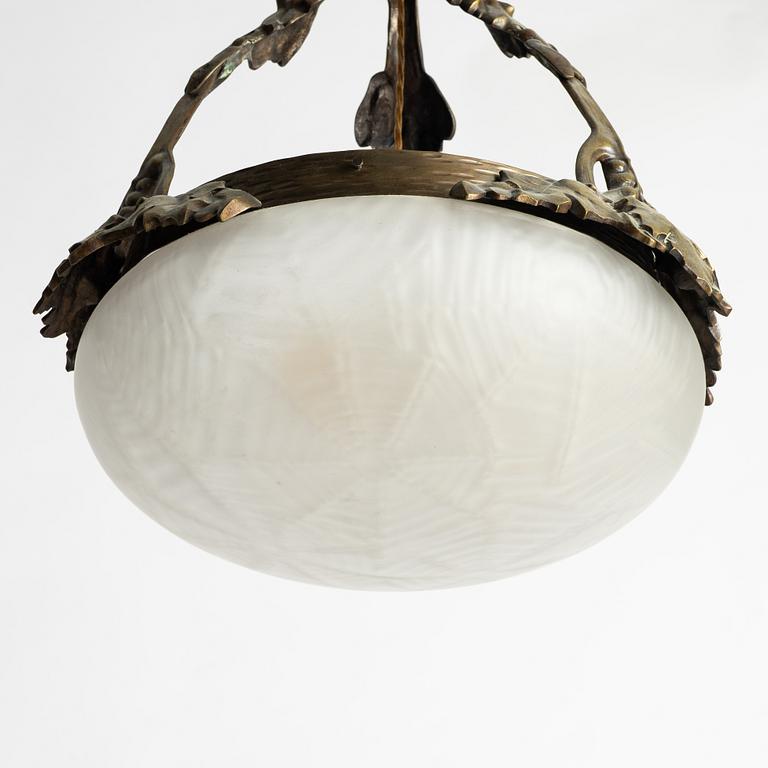 A ceiling lamp, Jugend, early 20th century.