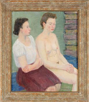 BIRGER LJUNGQUIST, panel signed Birger Ljungqvist and dated 1947.