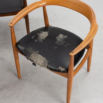 Illum Wikkelsø, karmstolar, 8 st, Danmark, 1950/60-tal.