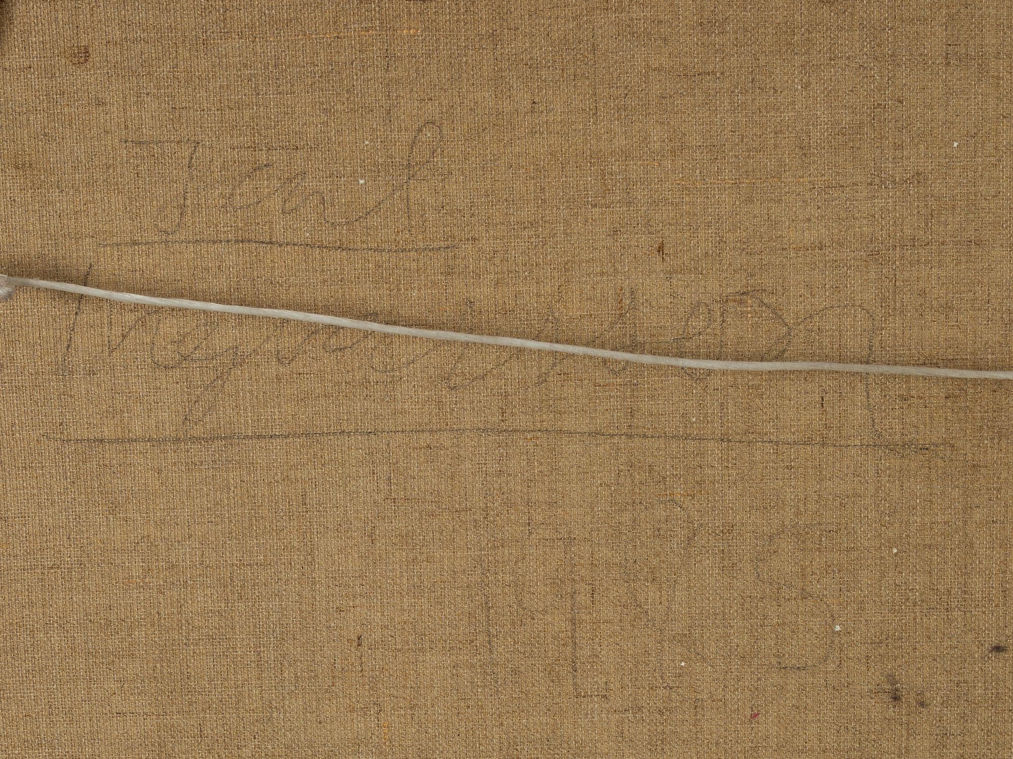 Jarl Ingvarsson, oil on canvas, signed and dated 1985 verso.