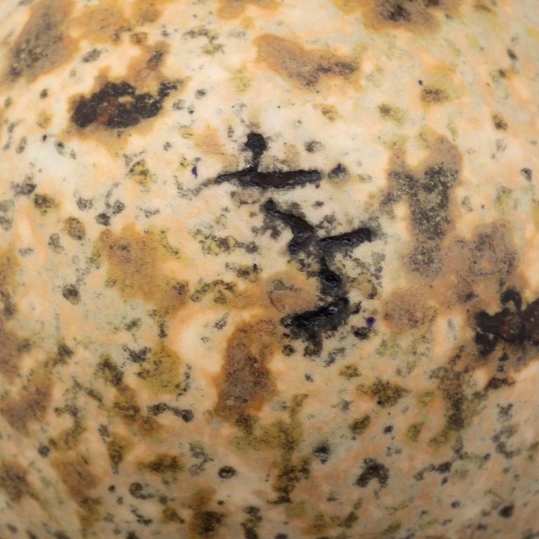 HANS HEDBERG, a cermic egg from Biot, France, signed.