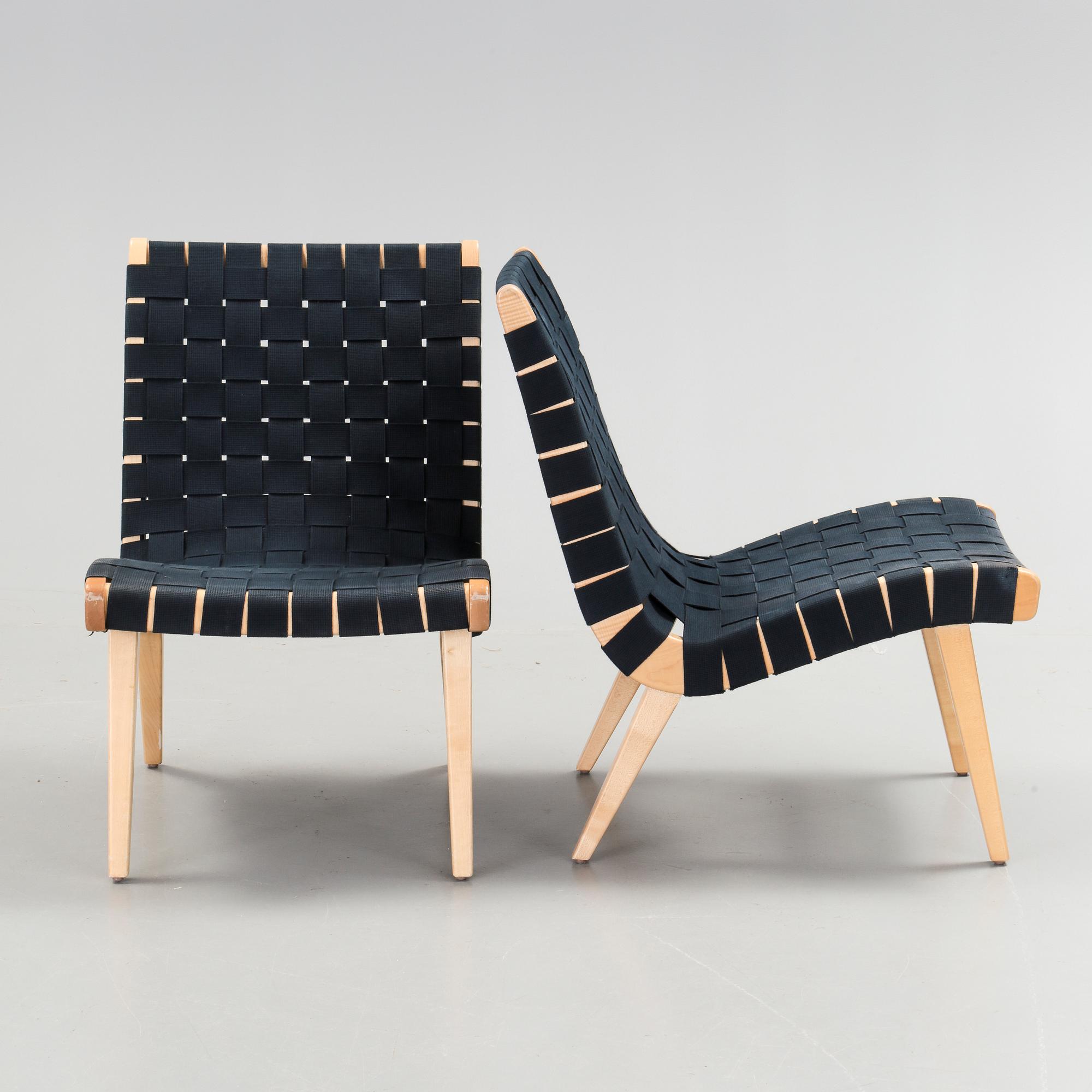 STOLAR, ett par, Jens Risom, Knoll International, omkring 1997.