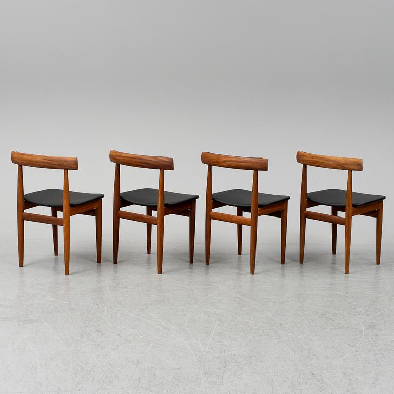 HANS OLSEN, a five-piece teak fining suite from Frem Røjle, Denmark, 1950's/60's.