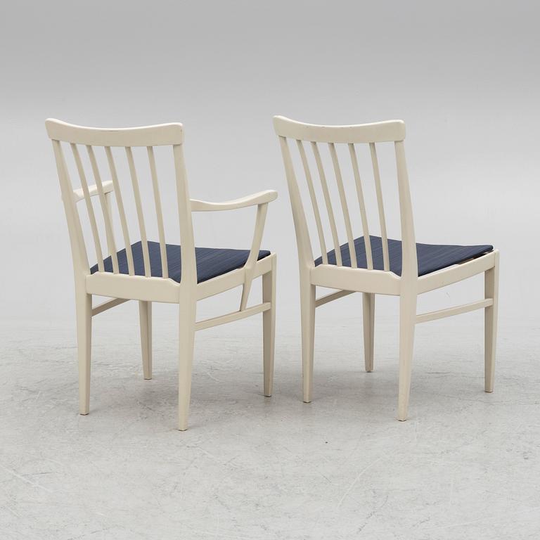 Carl Malmsten, a seven-piece dining suite, 'Herrgården', Bodafors.
