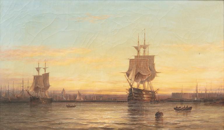 George Stainton, H.M.S St Vincent, Portsmouth 1888.