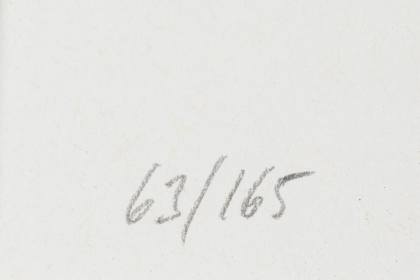 Makode Linde, färglitografi, signerad och numrerad 63/165.