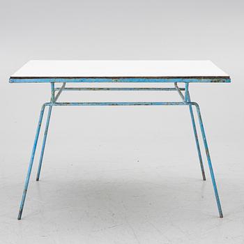 A set of garden furniture, model P-40 and P-50, Grythyttan, Sweden, late 1950's.