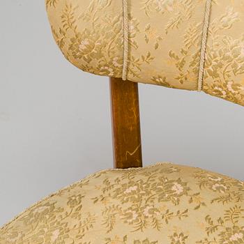 Lisa Johansson-Pape, a pair of 1940s armchairs for Oy Stockmann Ab, Keravan puusepäntehdas.