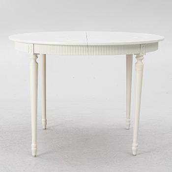 A Gustavian style table, second half of the 20th century.